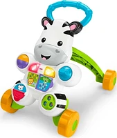Fisher-Price Learn with Me Zebra Walker Baby & Toddler Learning Toy with Music & Lights - English Edition, 2-4 years