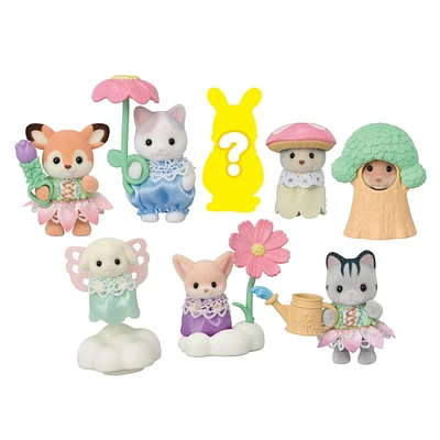 Calico Critters Blooming Baby Friends Series Blind Bags, Surprise Set including Doll Figure and Accessory, Blind Bag - Figure & Accessory