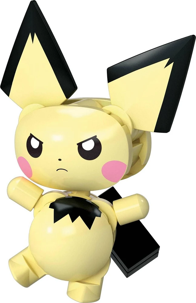 MEGA Pokémon Pichu Building Toy Kits with Action Figure (24 Pieces) for Kids