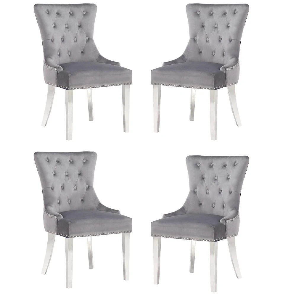 CHAIRUS CHAIR in Grey SET OF 4