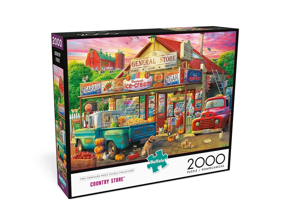 Buffalo Games Le puzzle Two Thousand Piece Collection Country Store en 2000 pièces