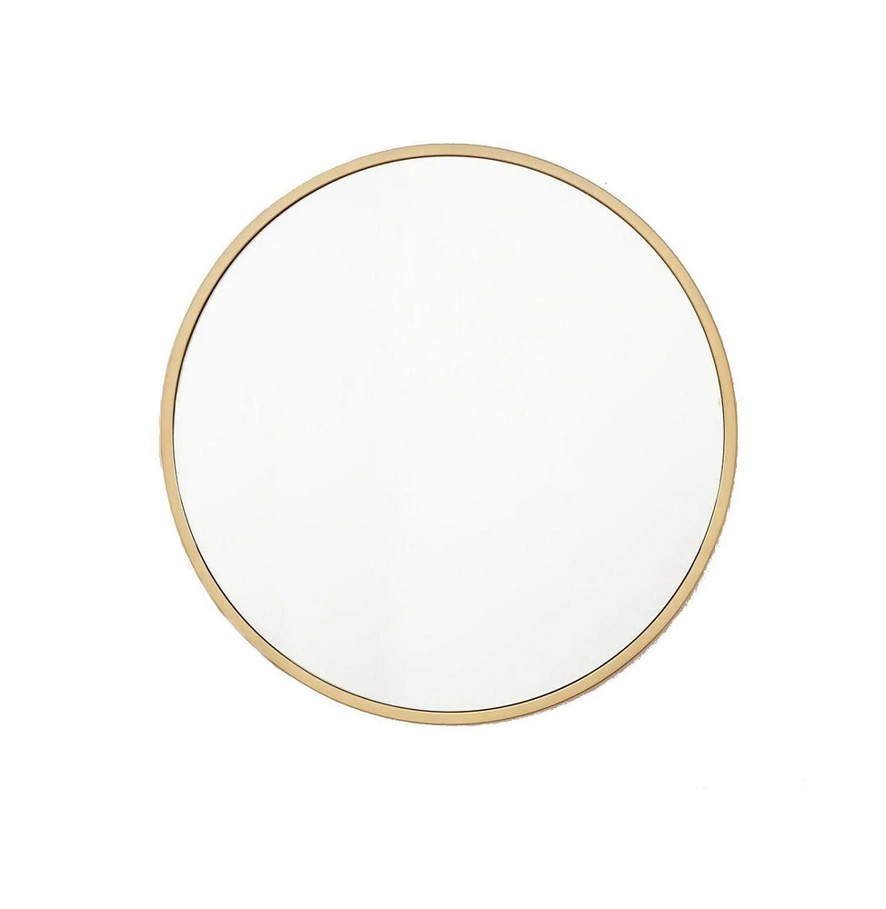 Plata Décor Round Mirror 32"D
