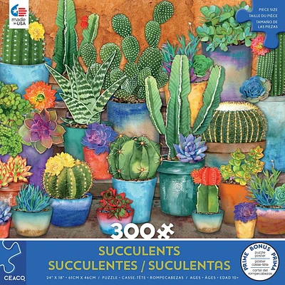 SUCCULENTS - SUCCULENT SYNERGY - 300 PIECE PUZZLE