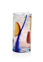 Libbey Blue Ribbon Cooler Glass Set, Set of 4, 16.5 oz/488 mL