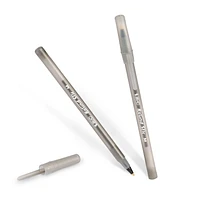 Stylos-billes noirs BIC Round Stic Extra Value, pointe moyenne (1,0 mm), paquet de 60 stylos en vrac, corps rond et souple pour une écriture confortable