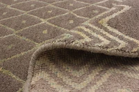 ECARPETGALLERY 5'1" x 8'2" Moroccan Eternity Hand-knotted Area Rug for Living Room, Dining Room and Bedroom in Grey