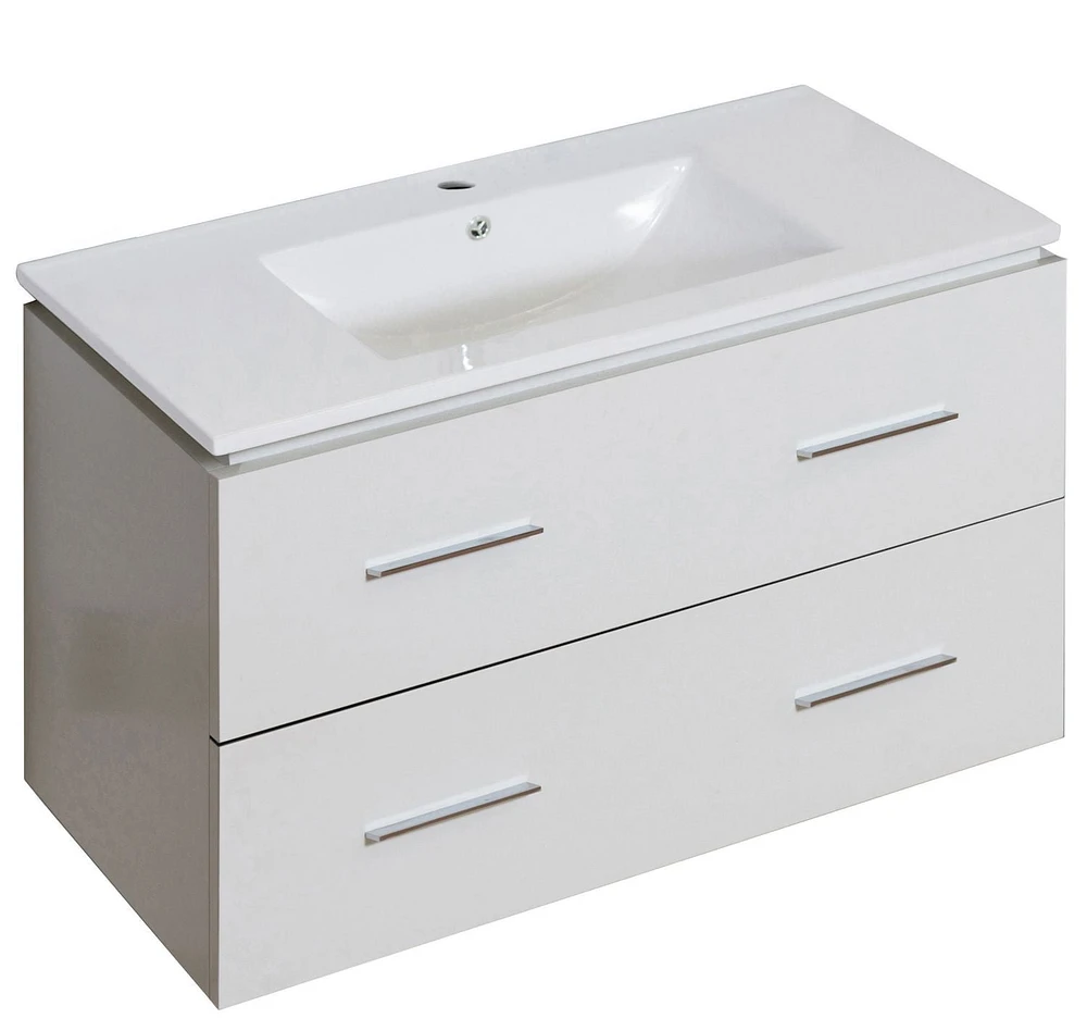 Imaginations Américaines 35,5 pouces W Vanity Set Blanc