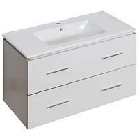 Imaginations Américaines 35,5 pouces W Vanity Set Blanc
