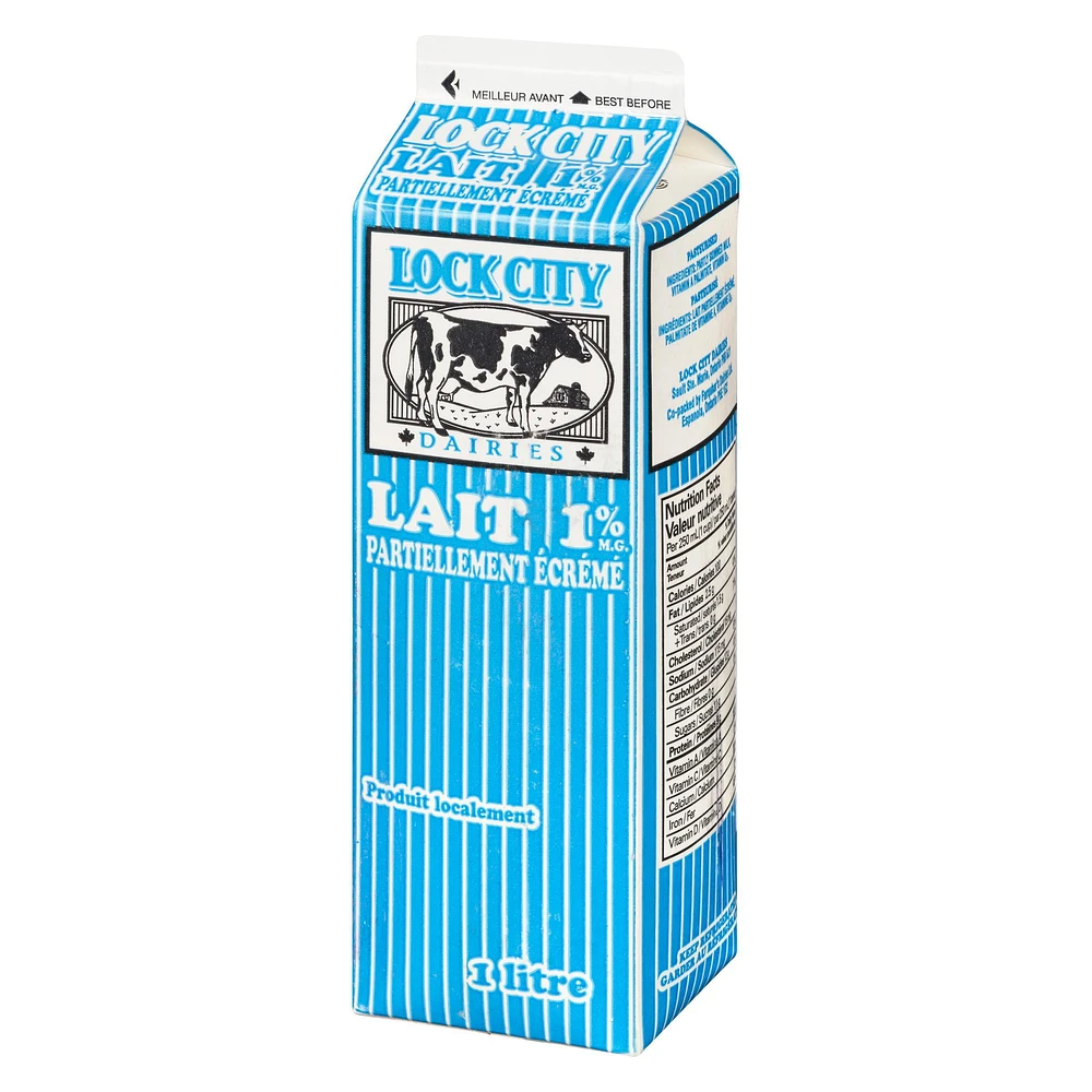 1L 1% Lock City Dairies Milk, 1L 1% Lock City Dairies