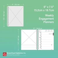 BrownTrout NASA Explore the Universe 2024 6x7.75 Inch Engagement Planner, 9781975468880