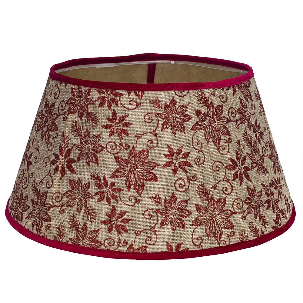 Holiday Time Red Poinsettia Stand Band™ Tree Stand Collar