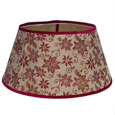 Collet Stand BandMC à poinsettias rouges pour support d’arbre