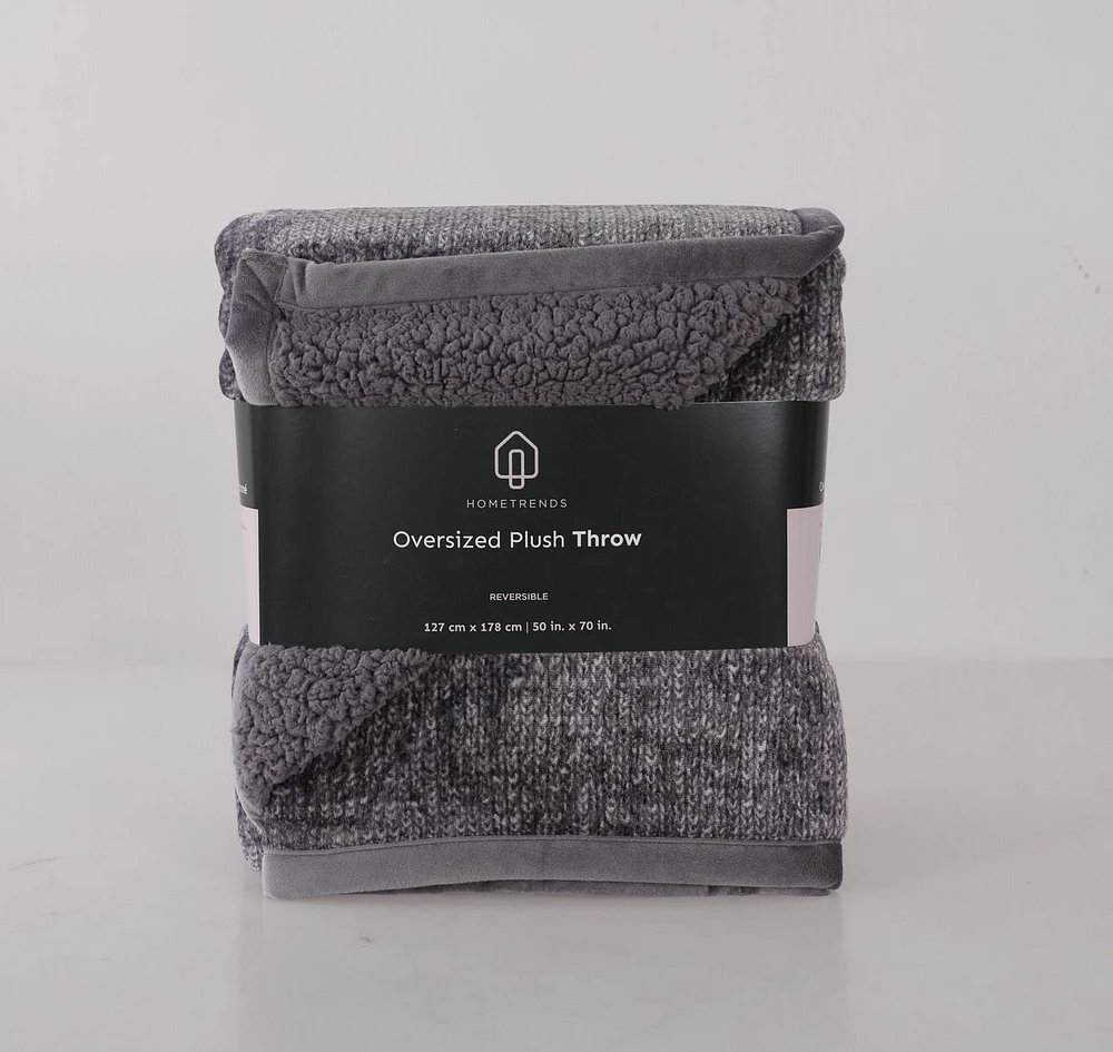 Oversized Plush Throw