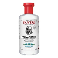 THAYERS Tonique Visage Non Parfumé Sans alcool formule à l'hamamélis et à l'aloès 355ml Tonique Visage Sans Alcool