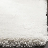 Safavieh Luxe Paxton Solid Plush Shag Area Rug, Red, 2'3" X 8' Runner