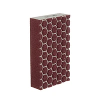 3M™ SandBlaster™ Ultra Flexible Sanding Sponge 20908-120-UFS, Dust Channelling, 120 Grit, 4 1/2 x 2 1/2 x 1 in, 1/Pk