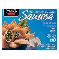 BRAR'S SPINACH AND PANEER SAMOSA, PASTRY FILLED WITH SAVOURY SPINACH AND PANEER