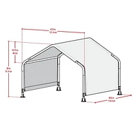 Abri pour animaux de compagnie 4 pi x 4 pi x 3 pi