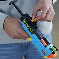 Nerf Rival, blaster Fate XXII-100, système Nerf Rival le plus précis, viseur arrière ajustable, chargement par la culasse, 3 billes en mousse de précision