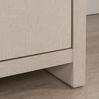 Sauder La Collection Grand Coast Crédence, Finition Dove Linen, 433603