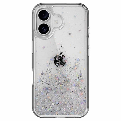 SwitchEasy Étui Starfield 3D Glitter Transparent pour iPhone 16