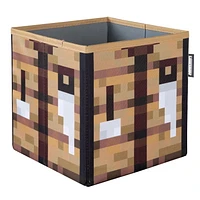 Minecraft Set of 2 Fabric Storage Boxes - Creeper Head/Crate<br>