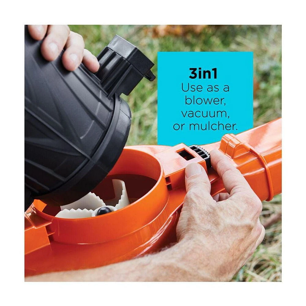 12 Amp Blower/Vacuum/Mulcher