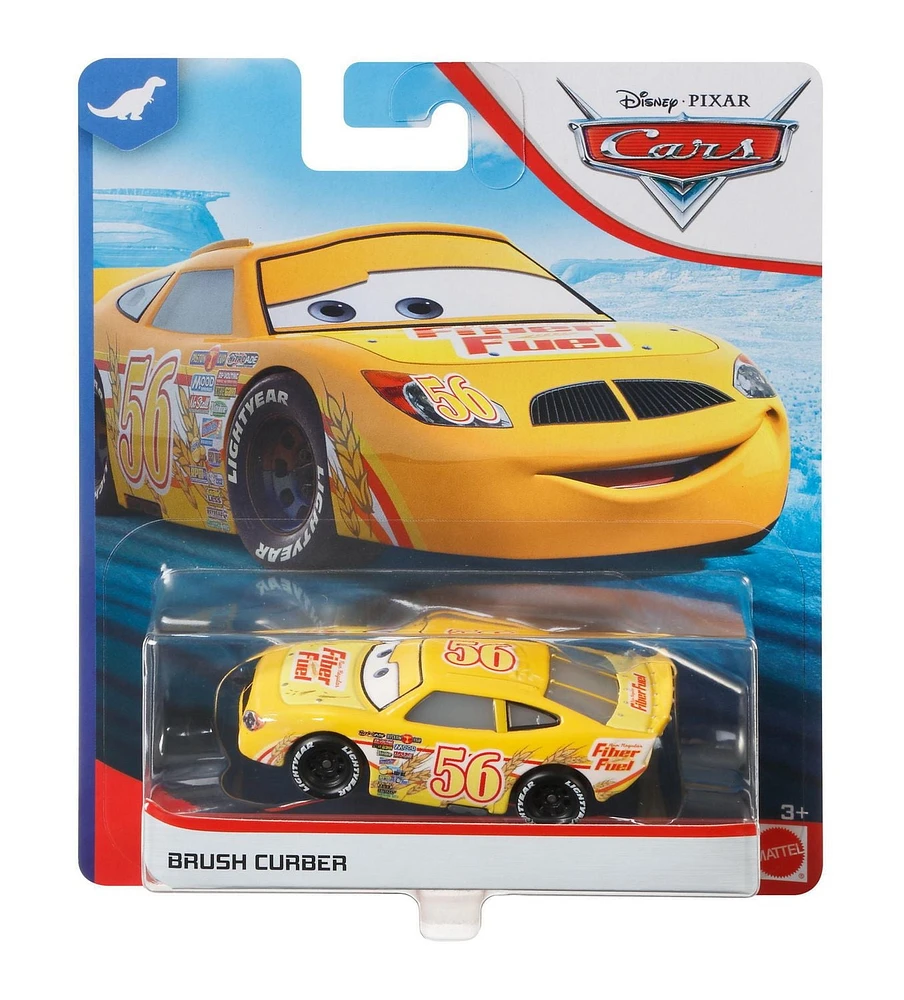 Disney and Pixar Cars Brush Curber 1:55 Scale Die-Cast Vehicles For Kids Ages 3+ Years