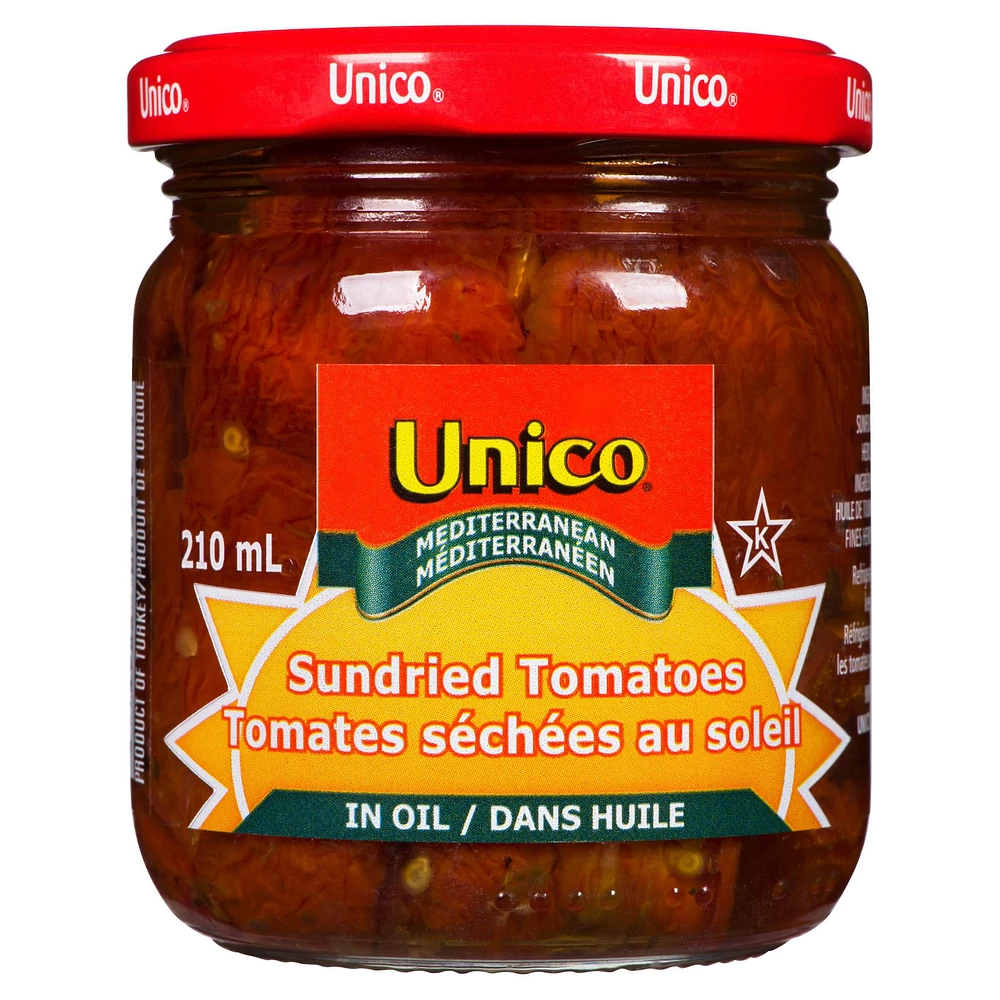 Unico Sundried Tomatoes in Oil, 210 mL