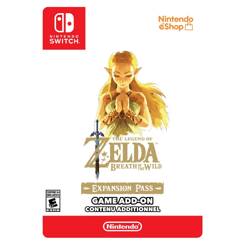 Nintendo Switch The Legend of Zelda: Breath of the Wild DLC 28.19 (Digital Code)