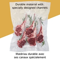 FoodSaver Vacuum Sealer Bags for Airtight Food Storage and Sous Vide, Variety Pack, 8" x 20' and 11" x 16', 5 Count