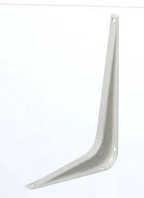 Support de tablette 6 po x 8 po blanc 1 pièce Les supports de tablettes sont idéals pour le placard, le garage, le cabanon et pour tout besoin en matière d'étagère.