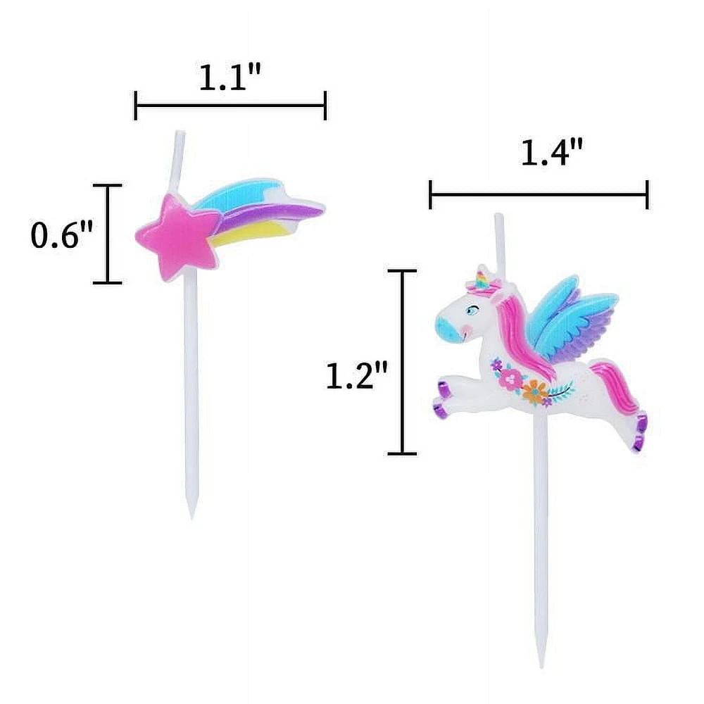 Bougies pioche licorne Bougies licorne