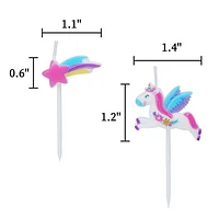 Bougies pioche licorne Bougies licorne