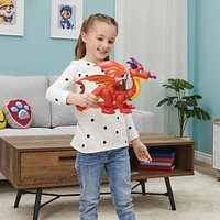 PAW Patrol, Figurines articulées Rescue Knights Sparks the Dragon avec super ailes et chiot Claw, jouets pour les enfants à partir de 3 ans