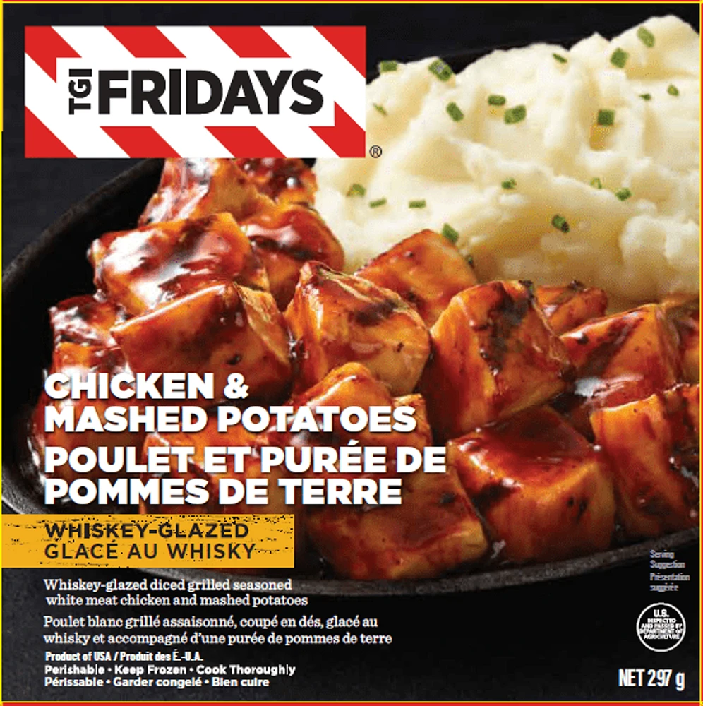 TGI Fridays Spicy Cajun Style Chicken Pasta, 10.5 oz (Frozen), TF Cajn Chkn Fet Alf