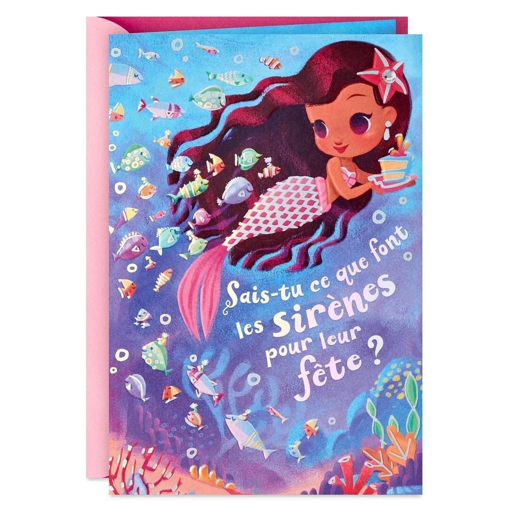 Carte de fête pour les filles – Hallmark (Sirènes)