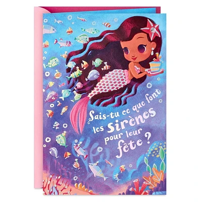 Carte de fête pour les filles – Hallmark (Sirènes)