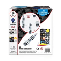 CreateOn NASA Rocketship Magnetic Tile Set