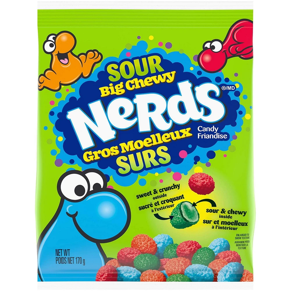 Nerds Sour Big Chewy Sweet and Sour candy, Nerds Big Chewy Nerds