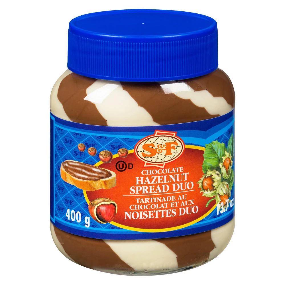 S&F Chocolate Hazelnut Spread Duo, Chocolate Hazelnut Spread Duo