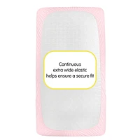 BreathableBaby All-in-One Fitted Sheet & Waterproof Cover, For 52" x 28"/132 x 71 cm Crib Mattress (2-Pack)