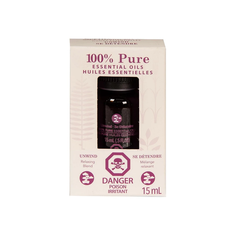 Huile Essentielle 100% ScentSationals - Se détendre 15 ml (0,5 une fois liquide)