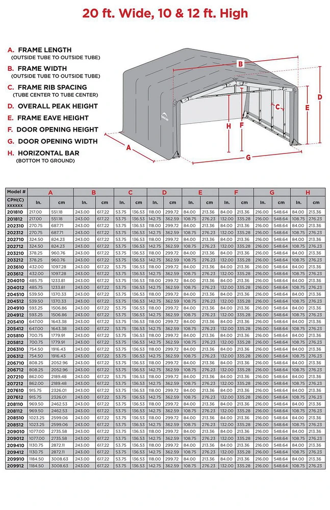 ShelterTube Wind and Snow-Load Rated Garage