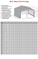 ShelterTube Wind and Snow-Load Rated Garage