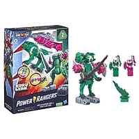 Power Rangers Dino Fury Marteau Ankylo rose et griffe de tigre verte Jouets Zord pour enfants à partir de 4 ans Système de construction personnalisé Zord Link Mix-and-Match
