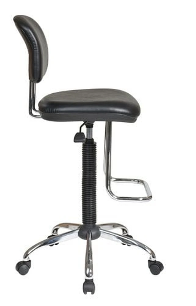 Tabouret économique avec base chromée de Office Star