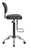 Tabouret économique avec base chromée de Office Star