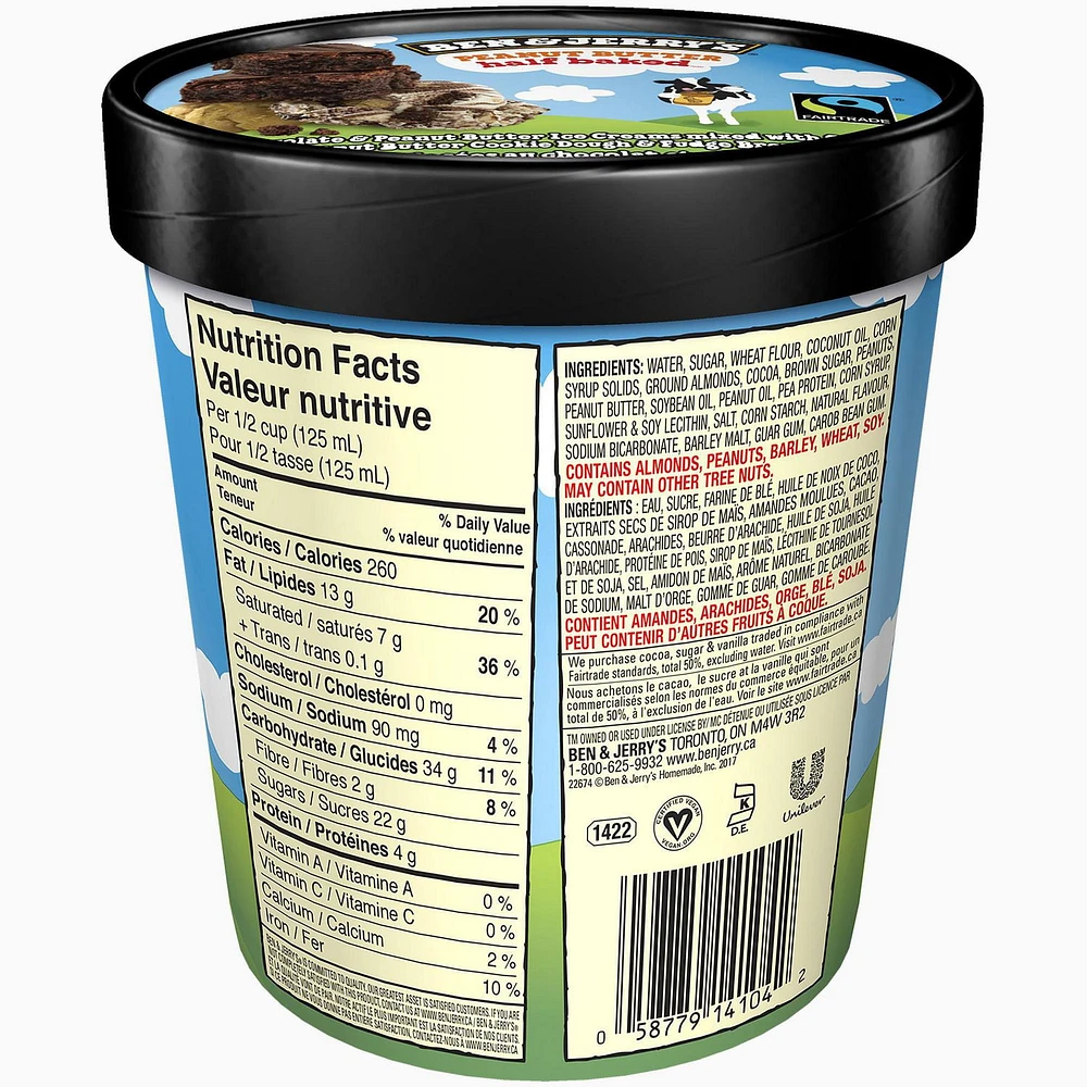 Ben & Jerry's Peanut Butter Half Baked Ice Cream