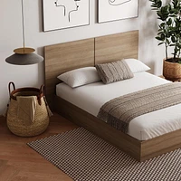 Nexera Milano Platform Bed with Headboard